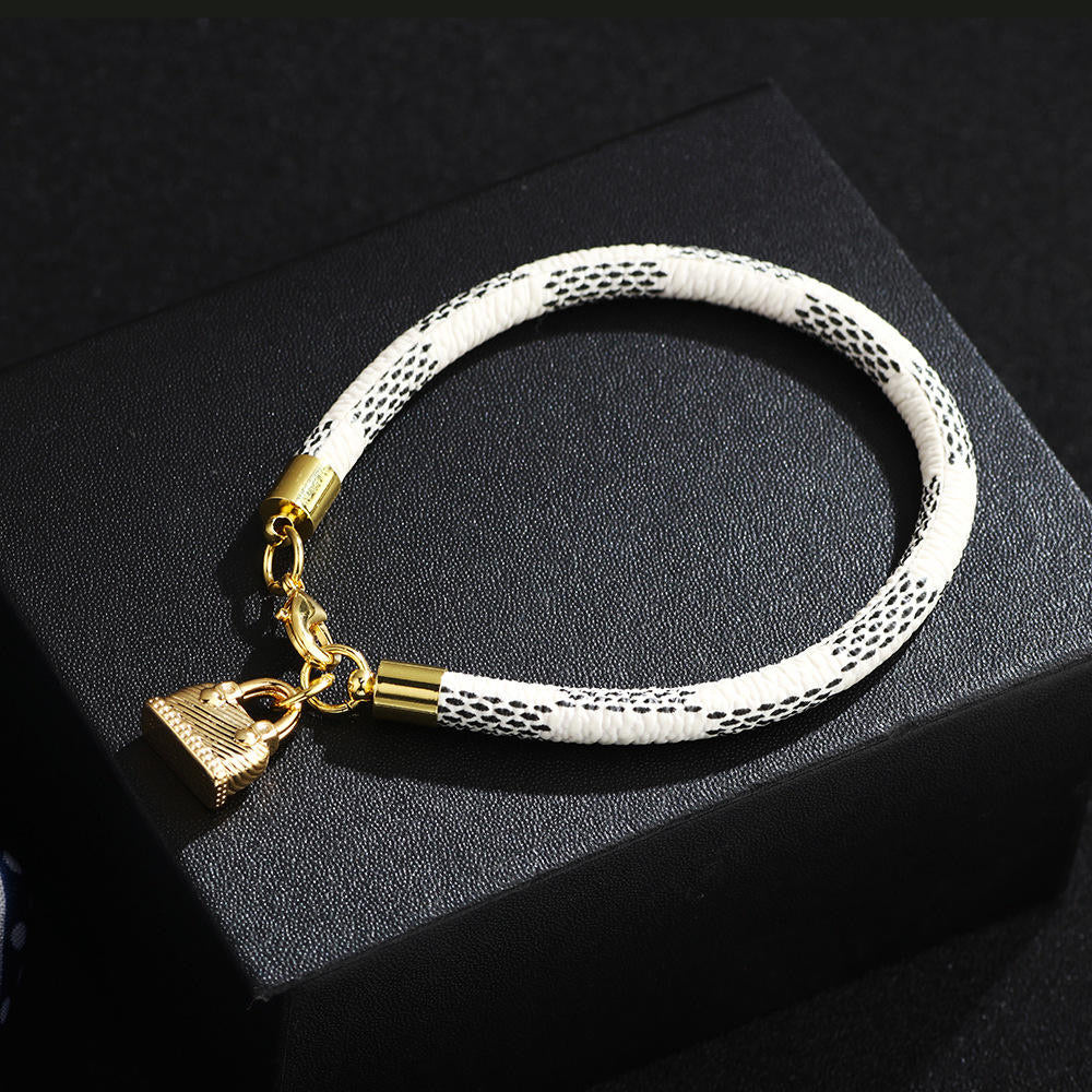 Louis Vuitton LV Braided Leather Bracelet