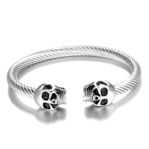 Argent Craft Double Skull Titan Bracelet