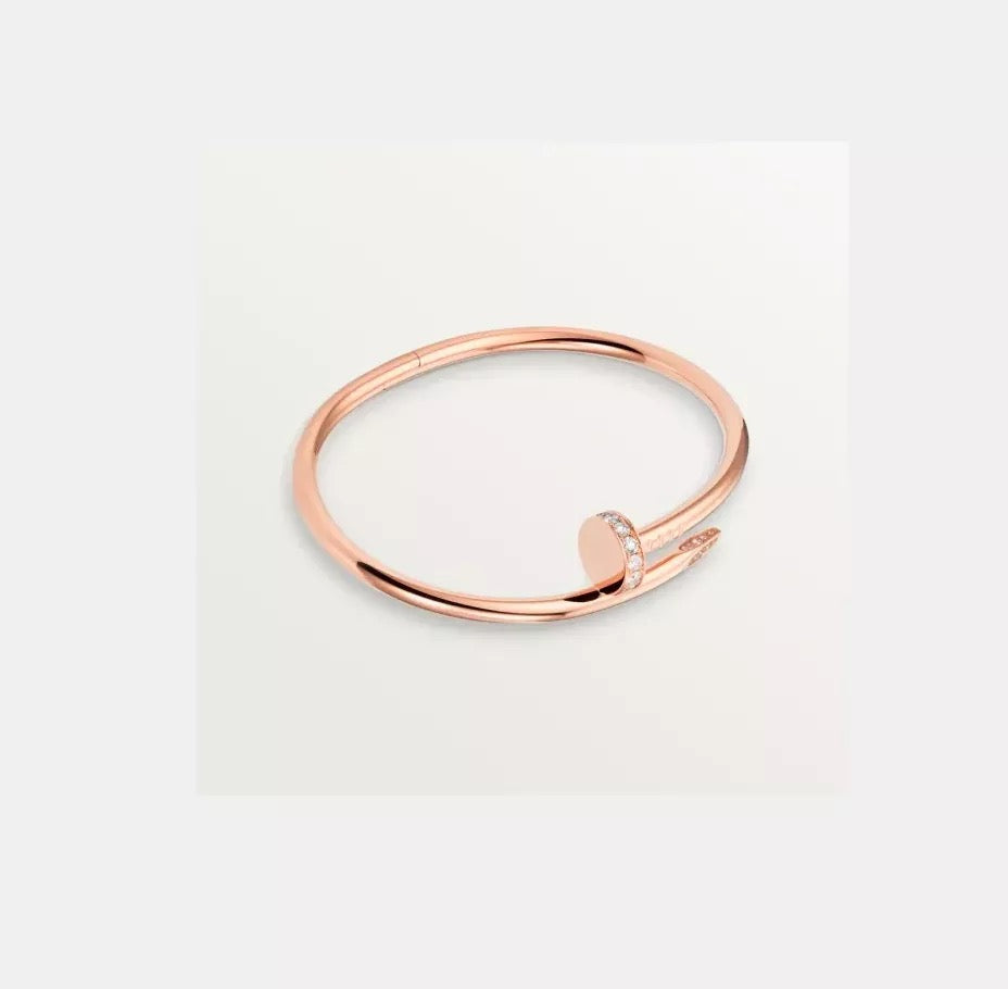 Argent Craft Nail Love Bracelet 19cm